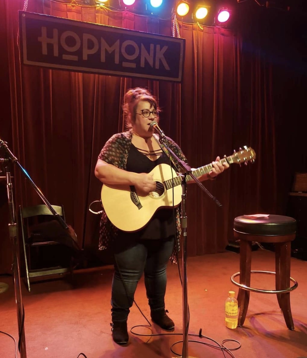 HopMonk Sebastopol Open Mic performers at brewery HopMonk Seb in Sebastapol, CA