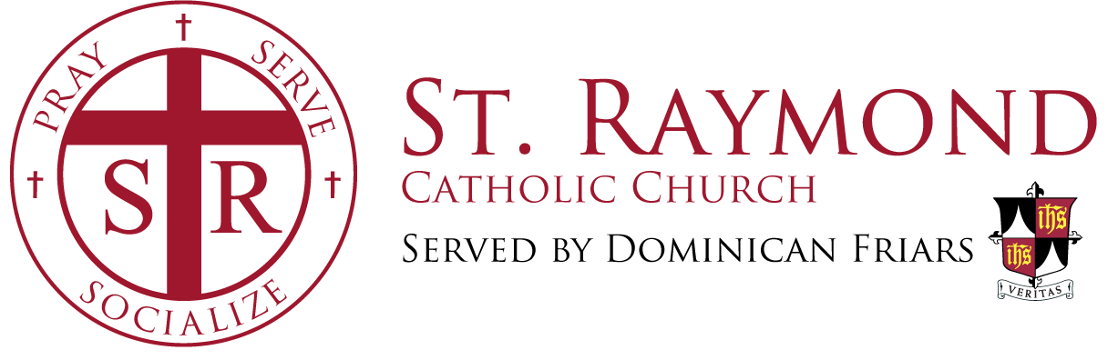 Logo for St Raymond Catholic Church, religious venue in Menlo Park, CA