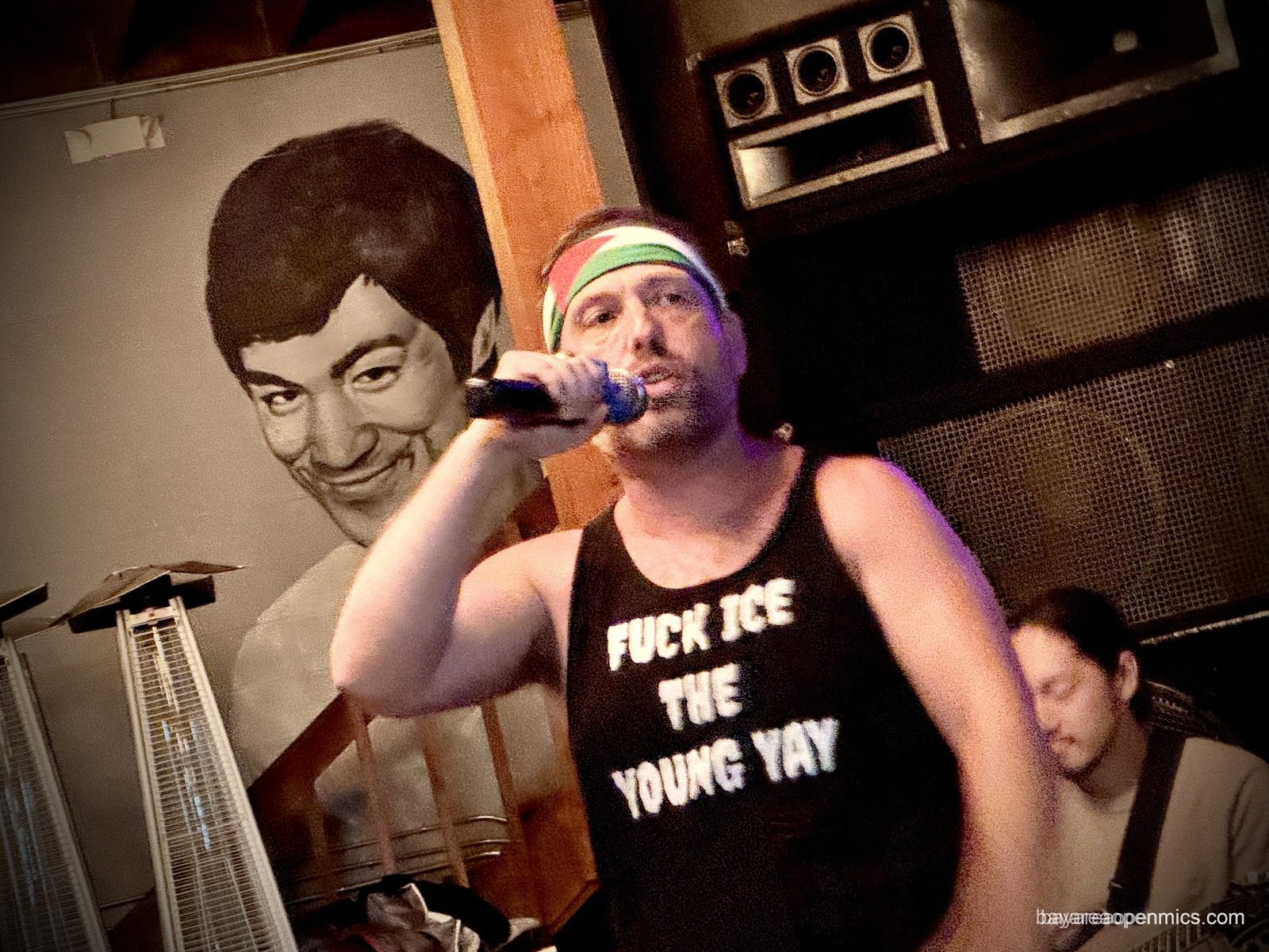 The Young Yay performs at the Fluid open mic at 7th West