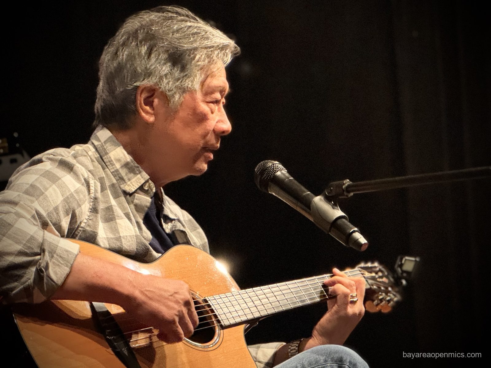 Michael Ching performs at the Front Porch Music open mic at Lamorinda Music in Lafayette