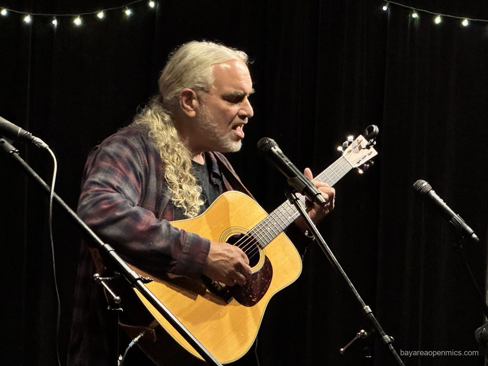 Patrick Martin performs at the Front Porch Music open mic