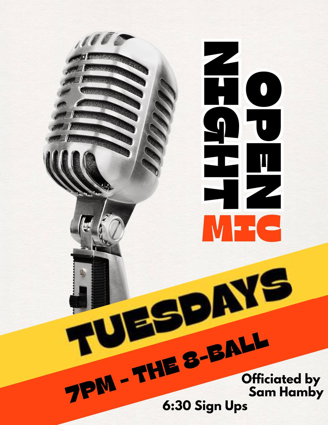 Photo of 8-Ball Open Mic Night at 8 Ball - casual Open Mic in Cotati