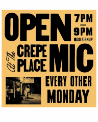 Photo of Crepe Place Open Mic/Taco Mondays at Crepe Place - casual Open Mic in Santa Cruz