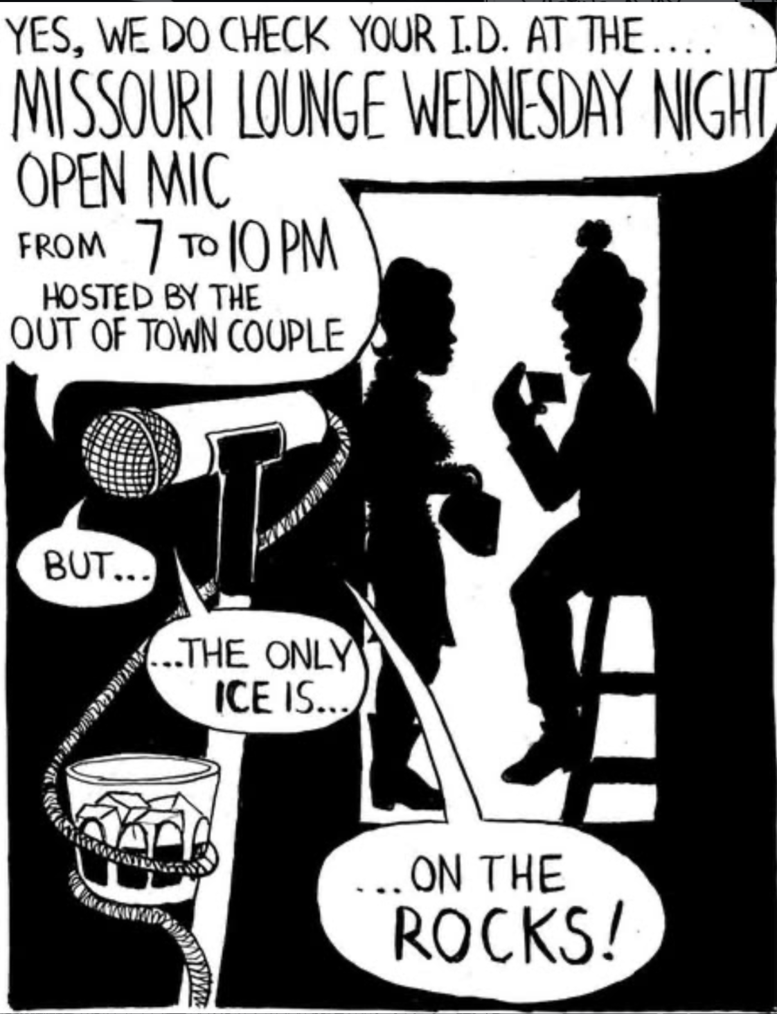 Logo for Missouri Lounge Wednesday Open Mic, Open Mic in Berkeley, CA