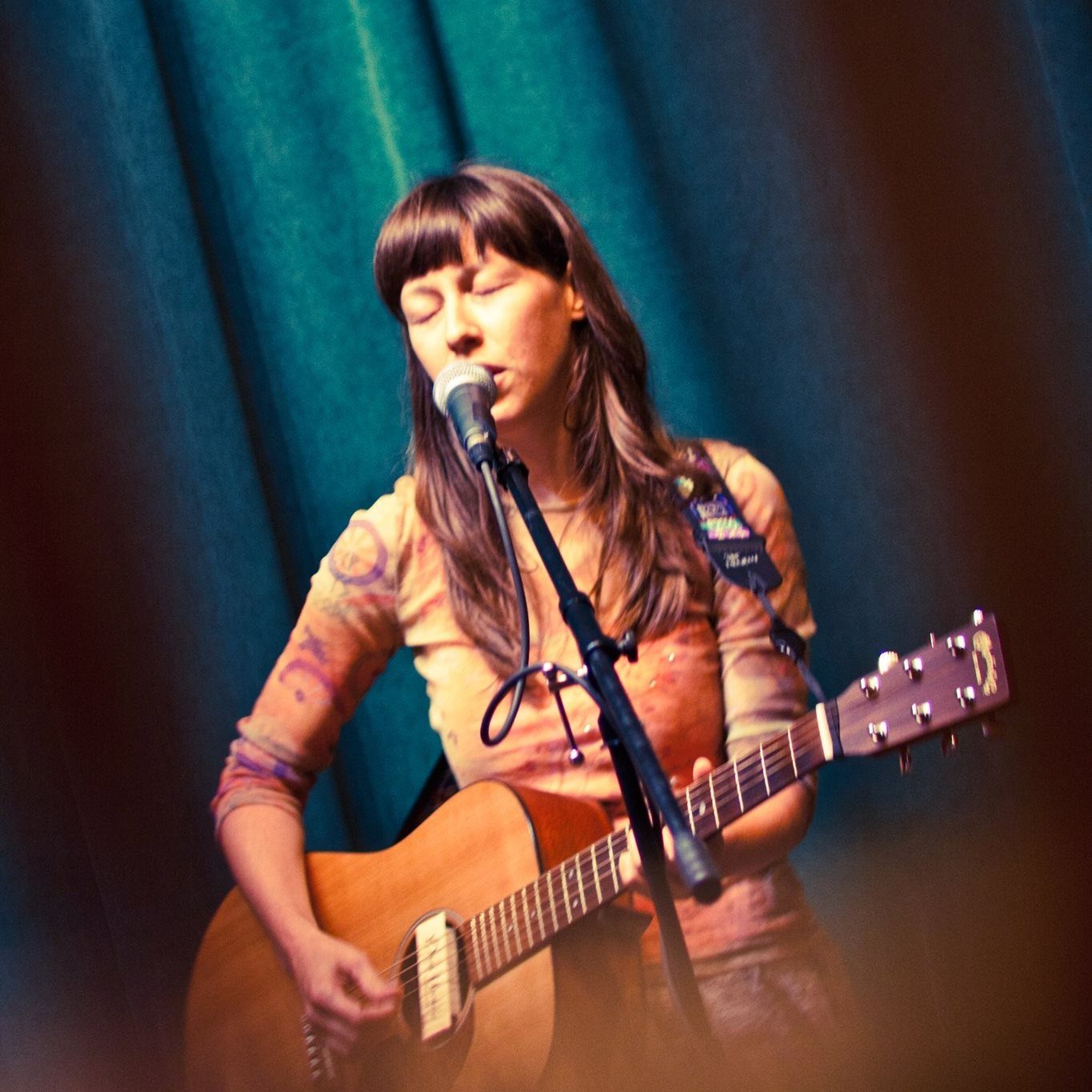 Brittany Aquamarine, performer, featured performer at Secret Song Club Big Easy Open Mic & Showcase in Petaluma, CA
