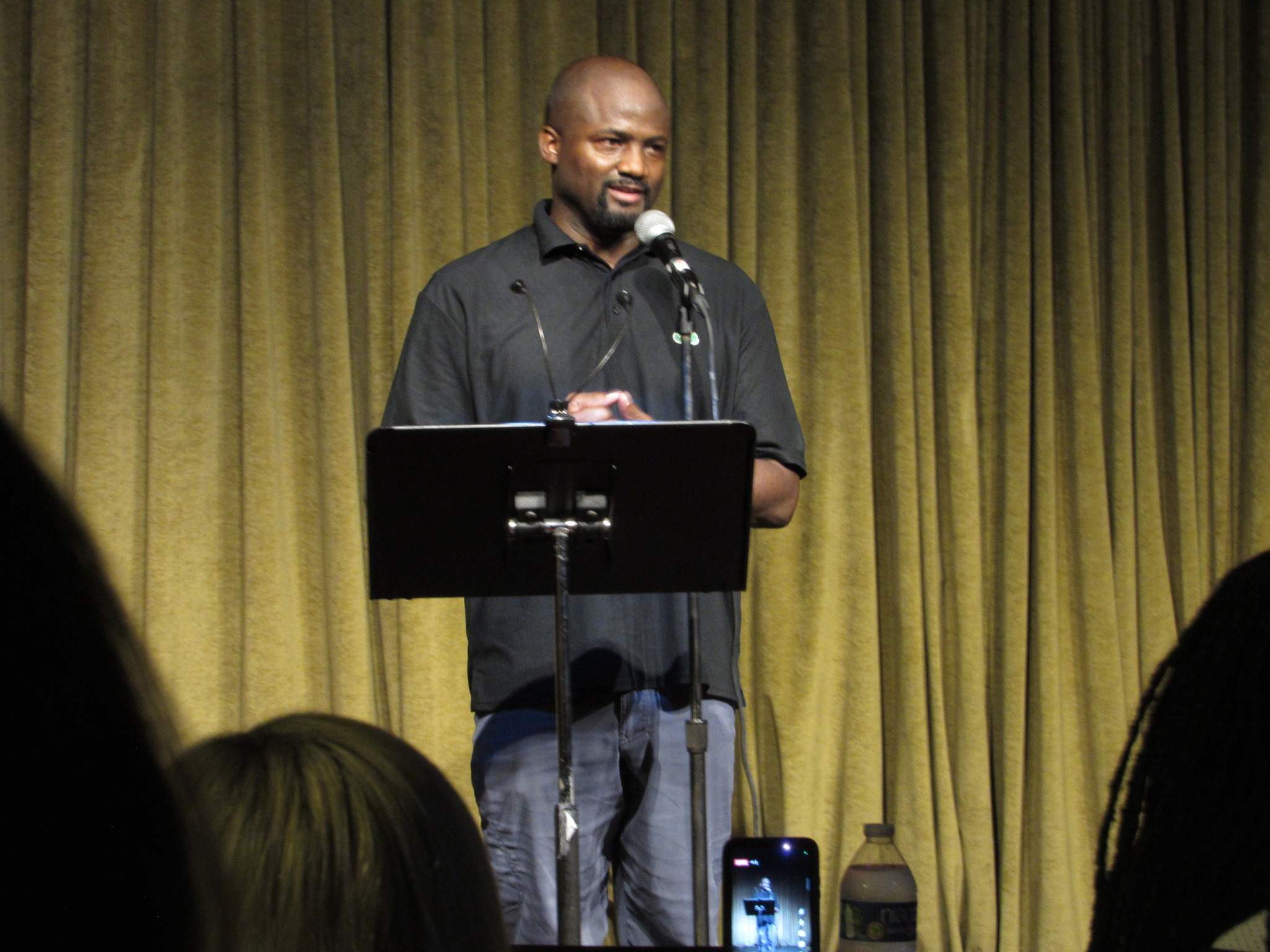 Keith Thompson, host at Poetry by the Bay in Vallejo, CA
