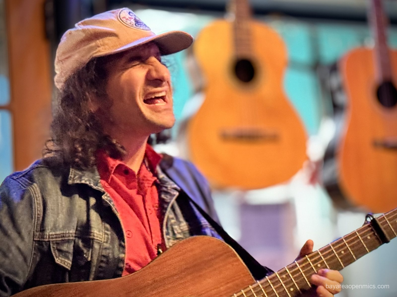 Little Oil performs at The Bazaar Cafe open mic in San Francisco