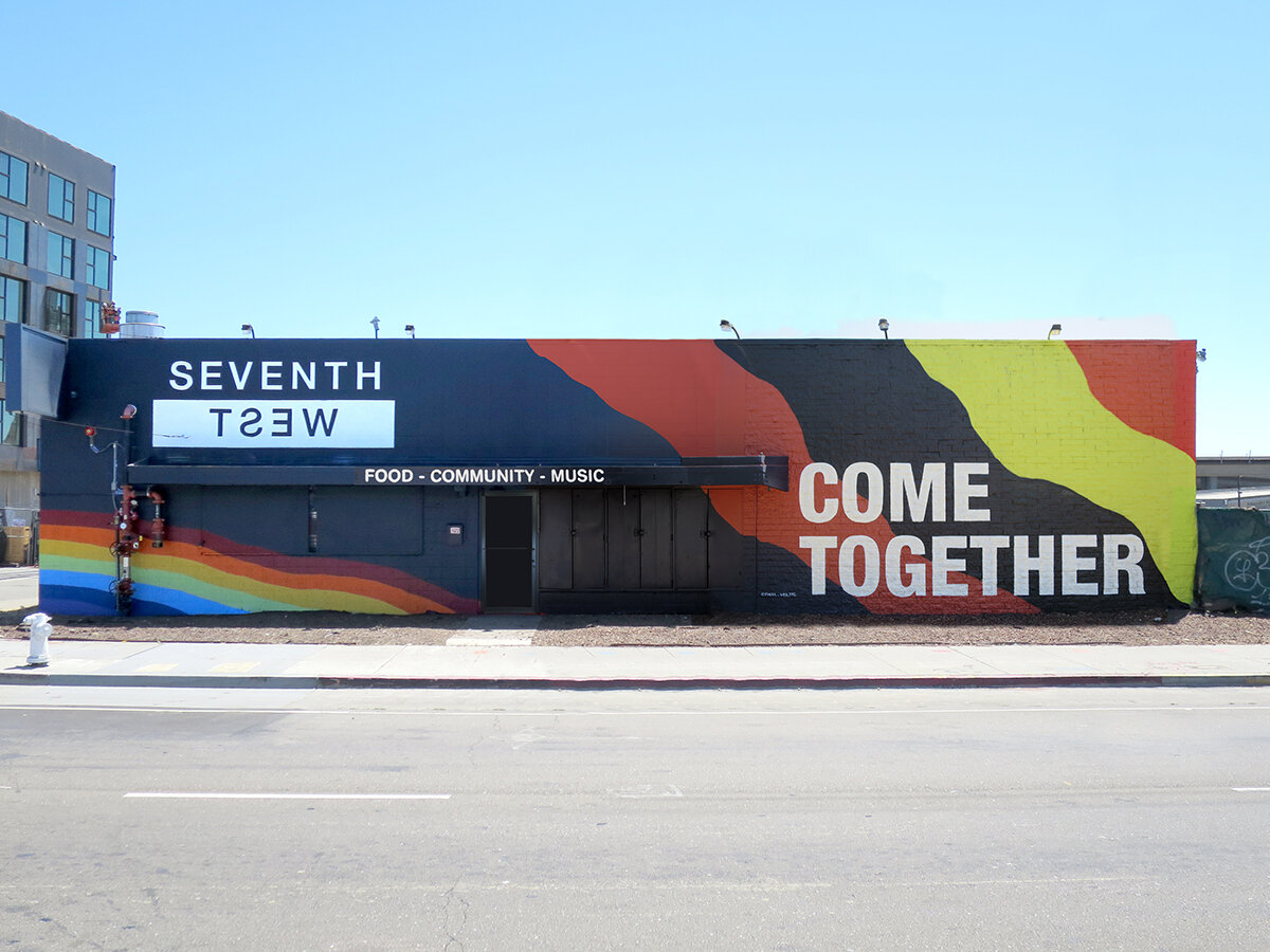 Photo of the front of community center in West Oakland, Oakland, CA