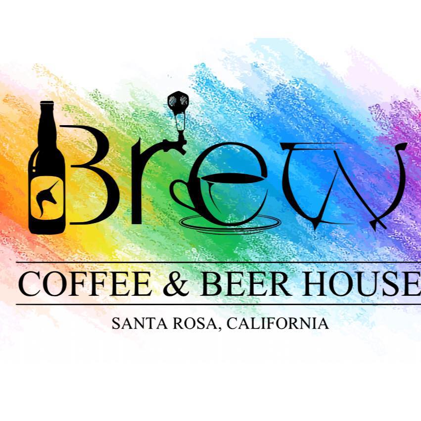 Logo for Brew Coffee and Beer House, cafe in Santa Rosa, CA