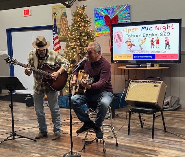 Photo of the performance area at community center Folsom Eagles in Folsom Historic District, Folsom, CA