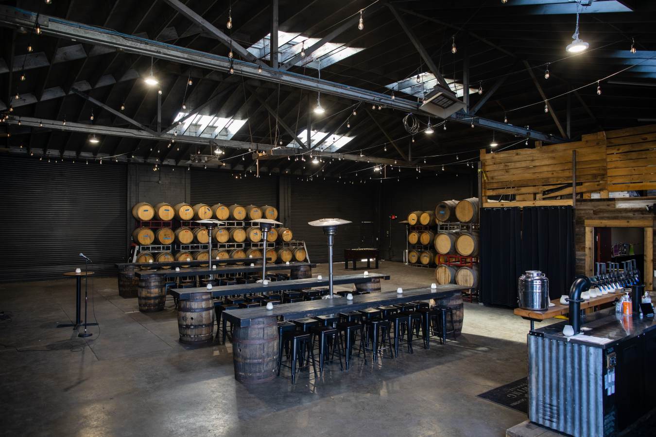 Photo taken of the casual vibe inside of brewery Gilman Brew in Gilman District, Berkeley, CA