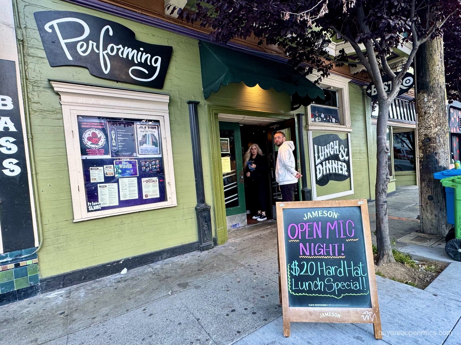 The Hotel Utah entrance in San Francisco