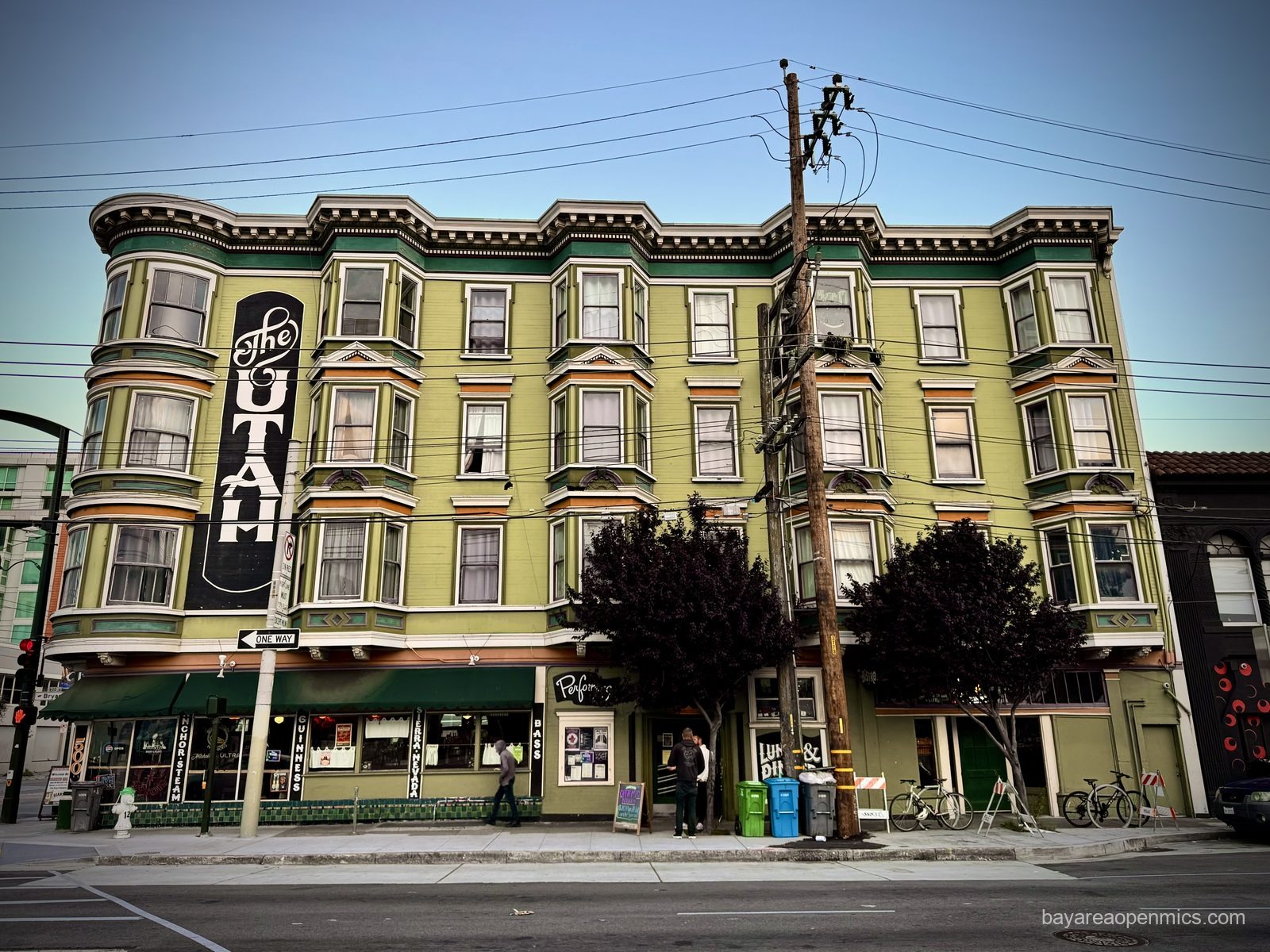 The exterior of the Hotel Utah Saloon in San Francisco