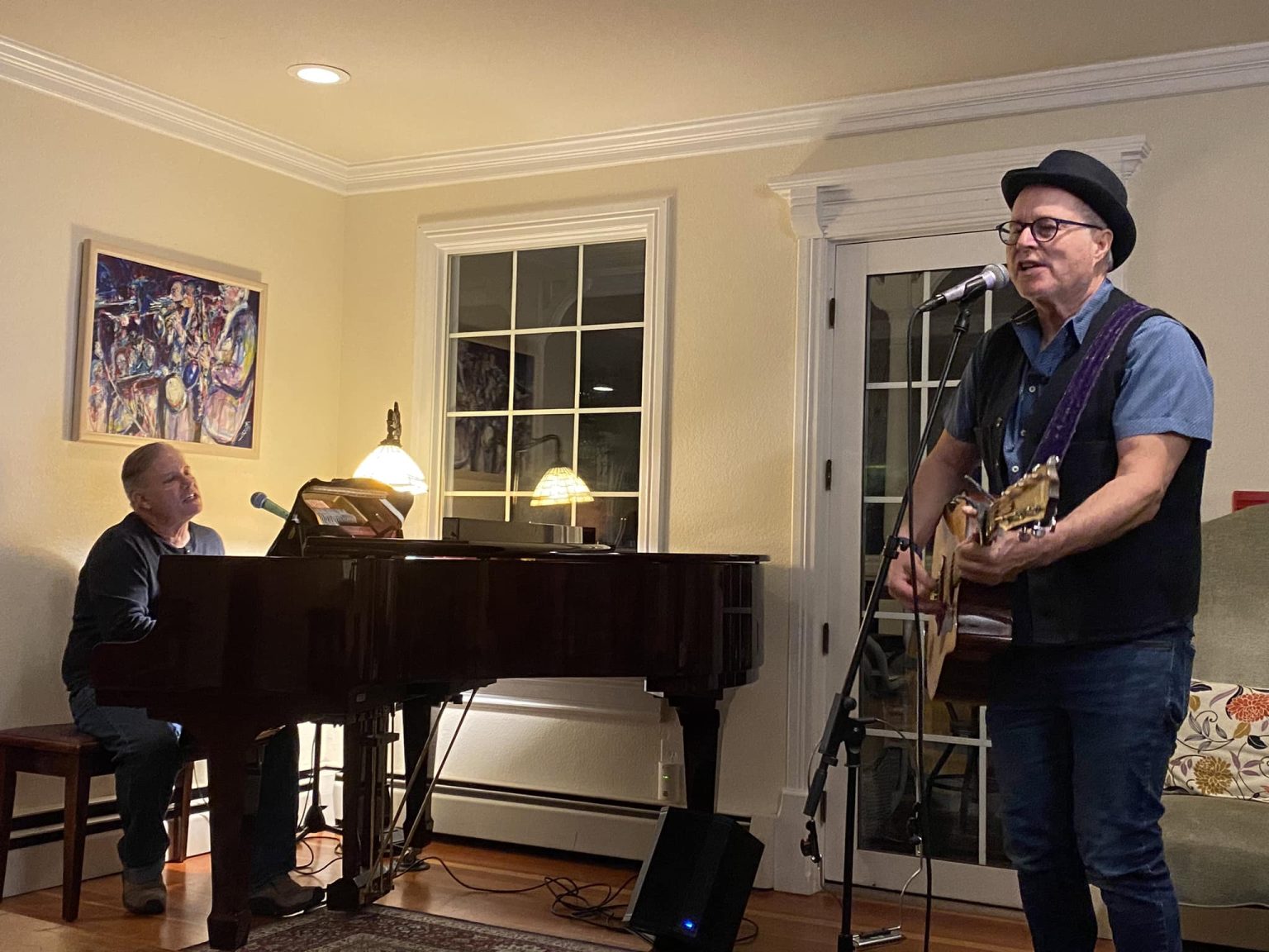 Photo of the performance area at wine bar Ox Wine Bar at The Inn at Occidental in Occidental