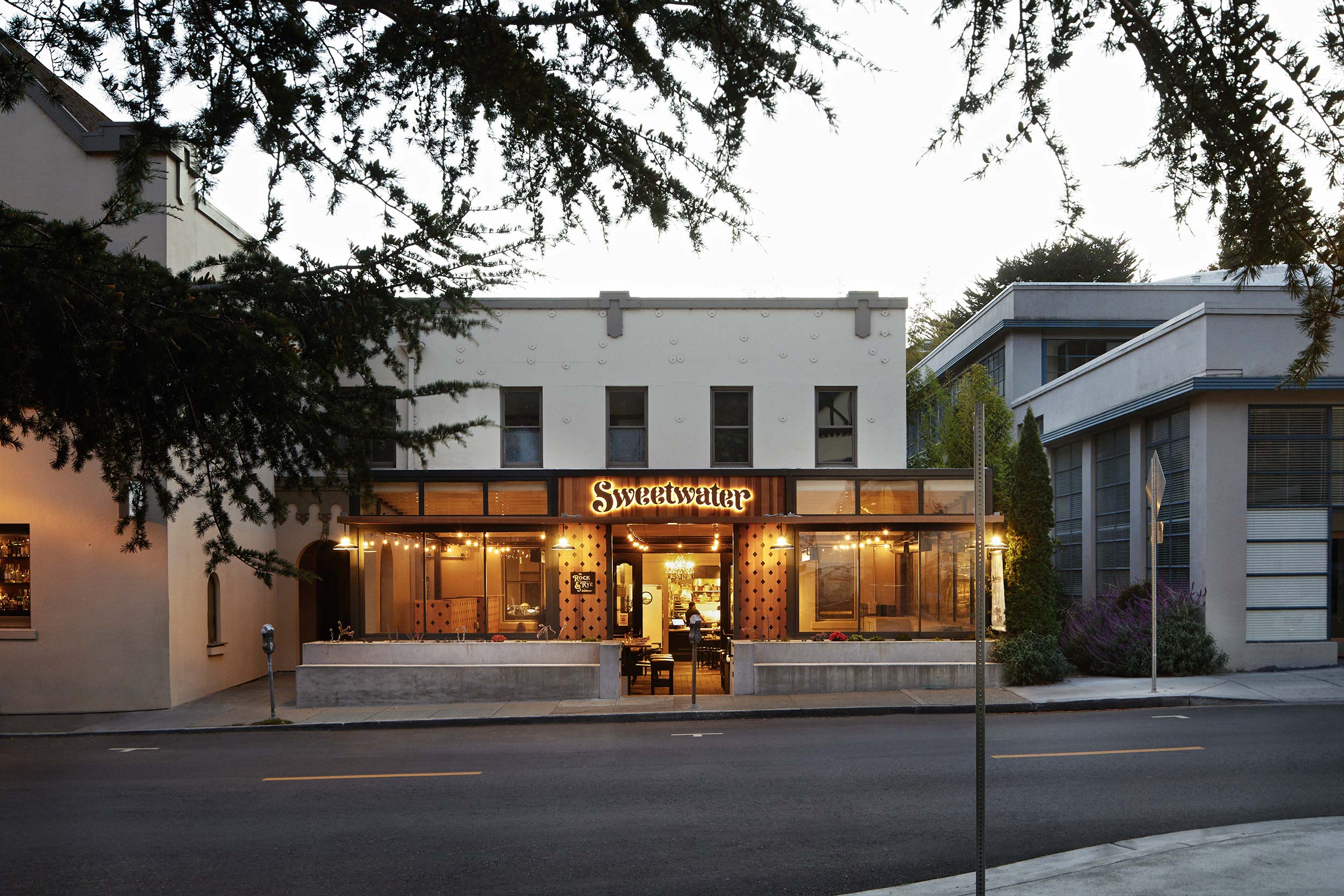 Photo of the front of music venue Sweetwater in Mill Valley, CA