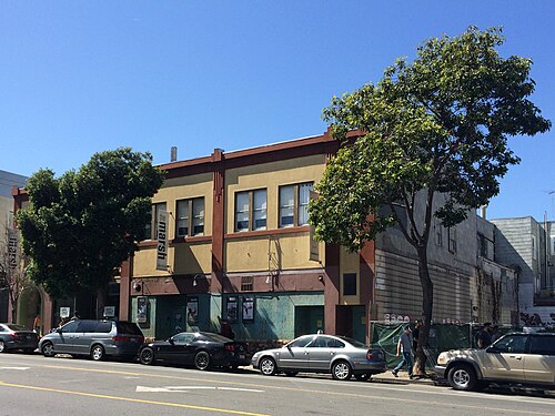 Photo of the front of theater Marsh Theatre in Mission District, San Francisco, CA