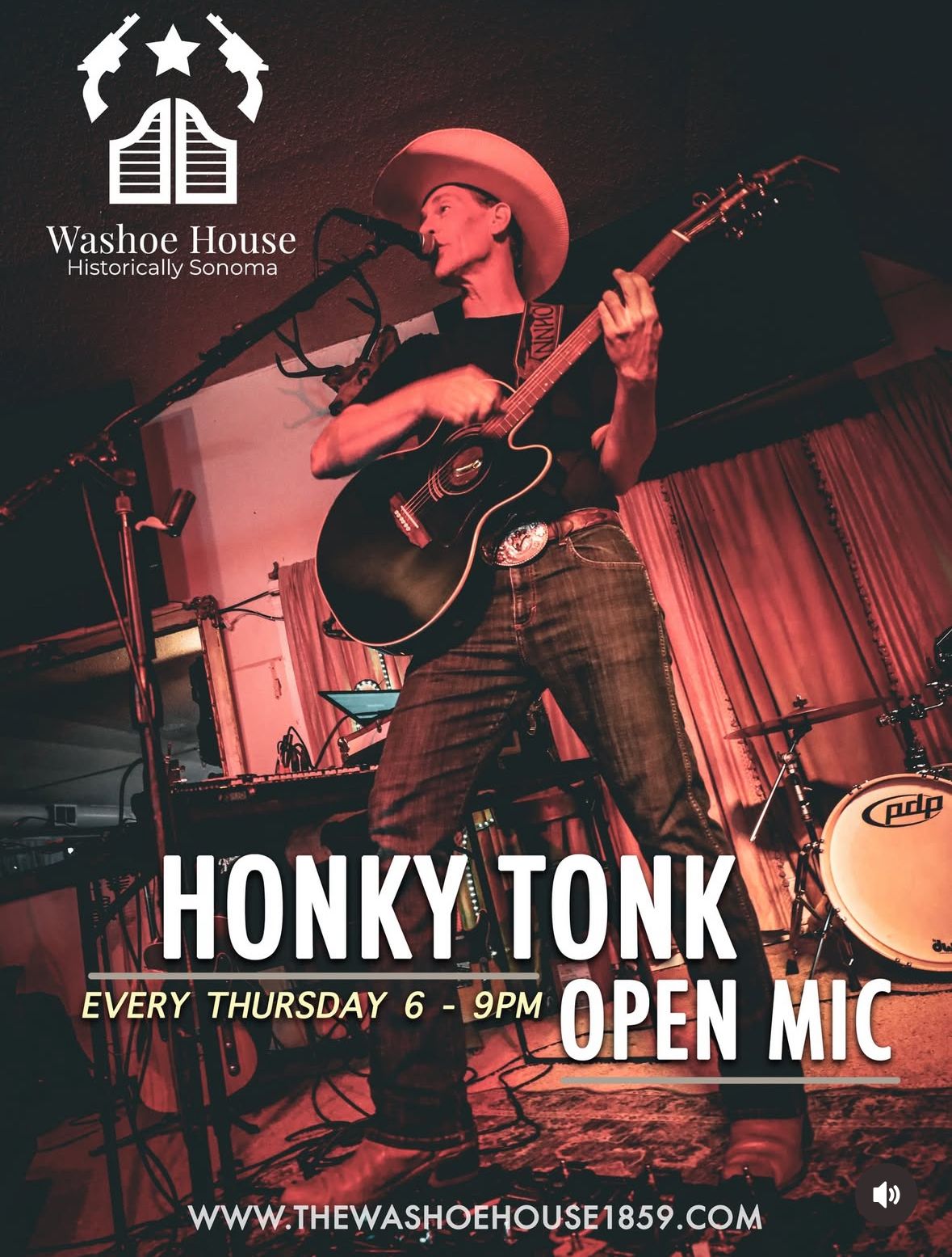 Photo of Honky Tonk Open Mic at The Washoe House - casual Open Mic in Petaluma