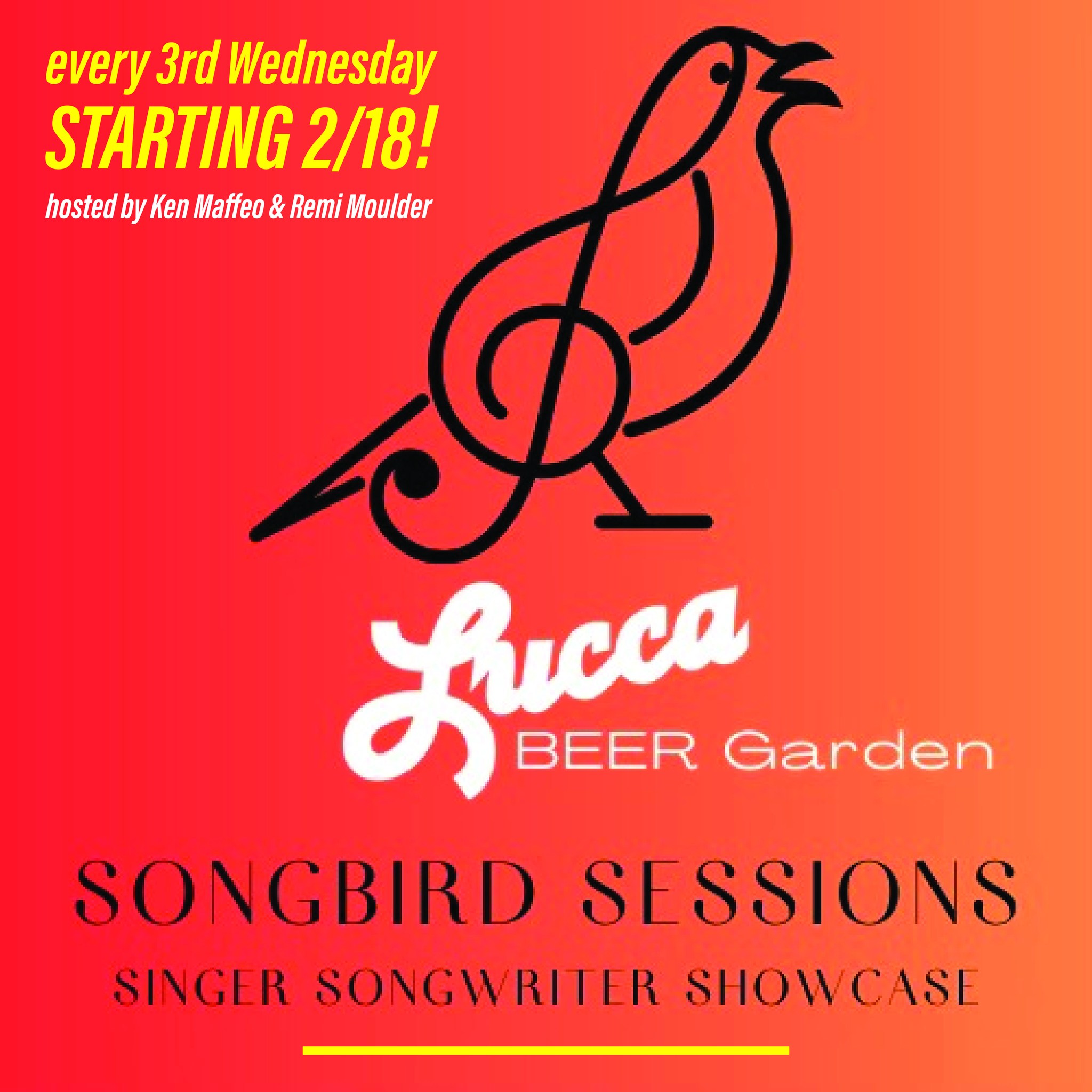 Photo of Songbird Sessions: Singer-Songwriter Showcase at Lucca - casual Showcase in Benicia, CA